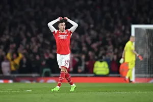 Arsenal's Gabriel Martinelli Scores First Goal in Arsenal v Southampton Premier League Clash (2022-23)