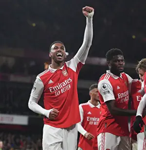 Arsenal's Gabriel Scores Fourth Goal Against Everton in Premier League Thriller