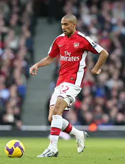 Arsenal V Sunderland 2008-9 Prints: Arsenal's Gael Clichy in Action during the 0-0 Barclays Premier League Match vs Sunderland at Emirates Stadium