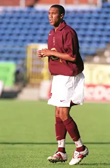 Arsenal's Gael Clichy in Action during Pre-Season Friendly against Beveren, 2005