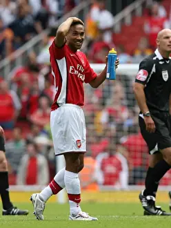 Arsenal V West Bromwich Albion 2008-09 Prints: Arsenal's Gael Clichy Celebrates 1-0 Win Over West Bromwich Albion, 2008