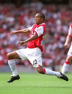 Arsenal V Paris Saint Germain 2007-08 Prints: Arsenal's Gael Clichy Scores Game-Winning Goal Against Paris Saint-Germain at Emirates Cup