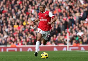 Arsenal V West Ham United 2010-11 Prints: Arsenal's Gael Clichy Secures 1-0 Victory Over West Ham United in Premier League