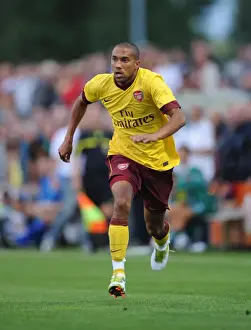 SC Neusiedl V Arsenal Prints: Arsenal's Gael Clichy Shines in 4-0 Victory over SC Neusiedl, Austria 2010
