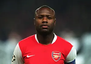 Arsenal V Slavia Prague 2007-08 Prints: Arsenal's Gallas Shines: 7-0 Crush of Slavia Prague in Champions League Group H
