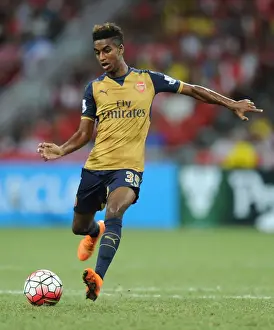 Arsenal's Gedion Zelalem in Action against Singapore XI during the Barclays Asia Trophy