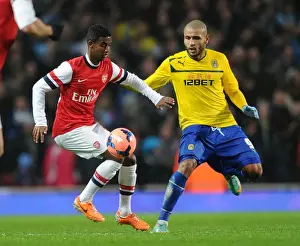 Arsenal's Gedion Zelalem Faces Off Against Coventry's Leon Clarke in FA Cup Clash