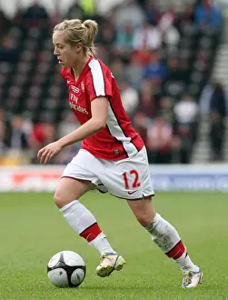 Arsenal's Gemma Davison Celebrates FA Cup Final Victory Over Sunderland WFC