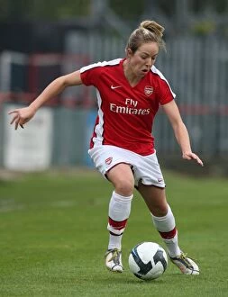 Images Dated 11th November 2009: Arsenal's Gemma Davison Scores Duo in 2:0 UEFA Cup Victory over Sparta Prague