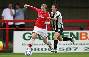 Arsenal Ladies V POAL Thessaloniki 2009-10 Prints: Arsenal's Gemma Davison Scores Seventh Goal in 9-0 UEFA Women's Champions League Victory over PAOK