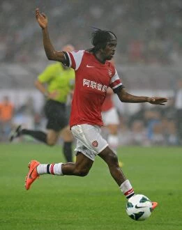 Images Dated 27th July 2012: Arsenal's Gervinho Faces Manchester City in Beijing Friendly