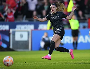 Brighton And Hove Albion Women V Arsenal Women 2022-23 Prints: Arsenal's Gio Queiroz Scores at Brighton & Hove Albion's Broadfield Stadium - FA Women's Super League