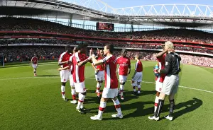 Arsenal V Manchester City 2008-09 Prints: Arsenal's Glory: 2-0 Victory Over Manchester City in the Barclays Premier League (2009)