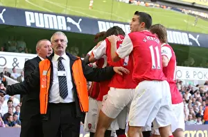 Tottenham V Arsenal 2007-8 Prints: Arsenal's Glory: Adebayor's Stunner - 1-3 Victory Over Tottenham (15/9/07)