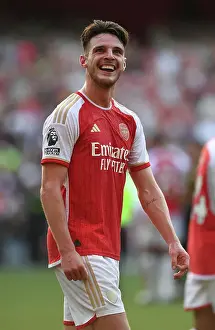 Arsenal's Glory: Declan Rice's Leadership Secures 2023-24 Premier League Victory over Manchester United at Emirates Stadium