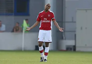 Burgenland XI V Arsenal Prints: Arsenal's Glory: Gael Clichy in Action during Arsenal's 2:10 Victory over Burgenland