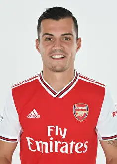 Arsenal's Granit Xhaka at 2019-2020 Pre-Season Training