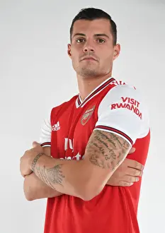 Arsenal's Granit Xhaka at 2019-2020 Pre-Season Training