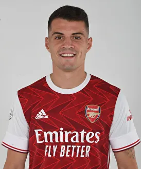 Arsenal's Granit Xhaka at 2020-21 Training Session