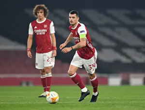 Arsenal's Granit Xhaka in Action against Molde FK in Europa League Group Stage
