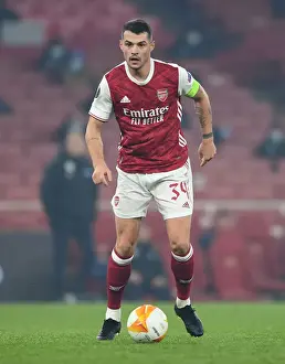 Arsenal's Granit Xhaka in Action against Molde FK in UEFA Europa League