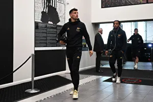 Newcastle United V Arsenal 2022-23 Prints: Arsenal's Granit Xhaka Arrives at St