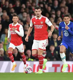 Arsenal's Granit Xhaka Faces Off Against Chelsea in Premier League Showdown (2022-23)