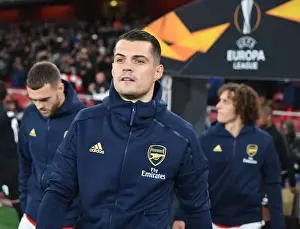 Arsenal's Granit Xhaka: Focused Ahead of Arsenal FC vs Eintracht Frankfurt, UEFA Europa League 2019-20