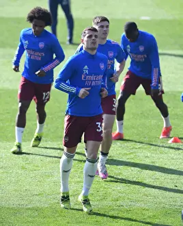 Leicester City V Arsenal 2020-21 Prints: Arsenal's Granit Xhaka Gears Up for Leicester City Showdown - Premier League 2020-21