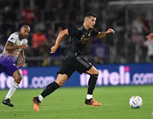 Arsenal's Granit Xhaka in Pre-Season Action Against Orlando City SC