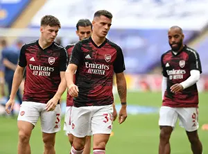 Arsenal's Granit Xhaka Prepares for FA Cup Final Against Chelsea Amid Empty Wembley Stadium (Arsenal v Chelsea, FA Cup 2020)
