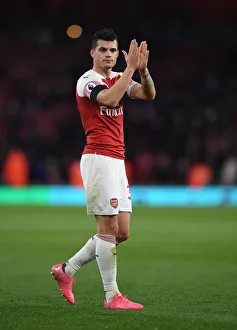 Arsenal's Granit Xhaka Rallies Fans After Arsenal vs. Liverpool Match