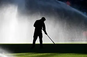 Arsenal V Southampton 2018-19 Prints: Arsenal's Groundsman's Triumph: Arsenal 2-0 Southampton, Premier League (24/2/19)