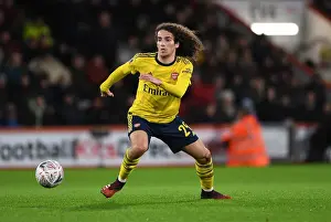 Arsenal's Guendouzi in Action against AFC Bournemouth in FA Cup Fourth Round
