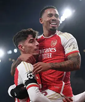 Arsenal's Havertz and Jesus: Dynamic Duo Score First Goals in 2023-24 Champions League Victory over RC Lens
