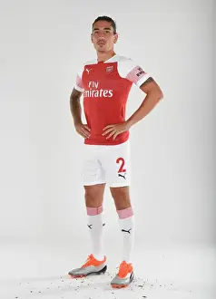 Arsenal's Hector Bellerin at 2018/19 First Team Photo Call