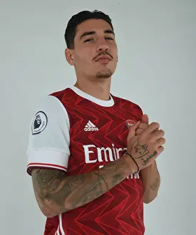 Arsenal's Hector Bellerin at 2020-21 First Team Photocall