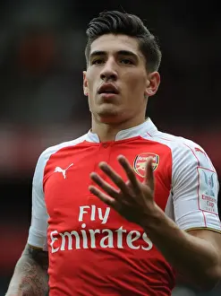 Arsenal's Hector Bellerin in Action at Emirates Cup 2015/16