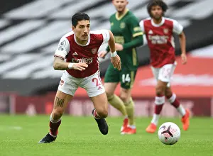 Arsenal's Hector Bellerin in Action at Emirates Stadium (2020-21) - Behind Closed Doors (Arsenal v Sheffield United)