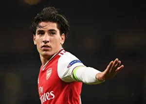 Arsenal's Hector Bellerin in Action during Europa League Match against Standard Liege