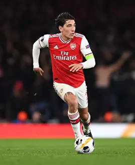 Arsenal's Hector Bellerin in Action during Europa League Match against Standard Liege