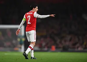 Arsenal's Hector Bellerin in Action during Europa League Match against Standard Liege