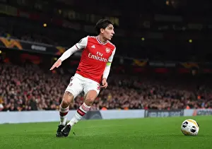 Arsenal's Hector Bellerin in Action during Europa League Match against Standard Liege