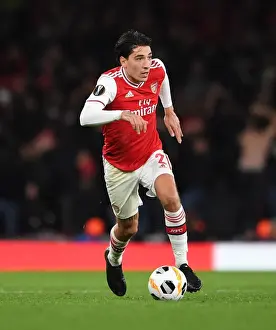 Arsenal's Hector Bellerin in Action during Europa League Match vs Standard Liege