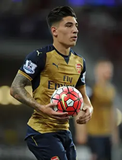 Arsenal V Singapore XI Prints: Arsenal's Hector Bellerin in Action against Singapore XI during the Barclays Asia Trophy