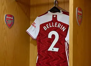 Arsenal V Sheffield United 2020-21 Prints: Arsenal's Hector Bellerin in Empty Emirates Stadium: Arsenal v Sheffield United