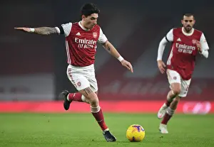 Arsenal's Hector Bellerin at Emirates Stadium: Arsenal vs. Wolverhampton Wanderers (Premier League 2020-21) - Behind Closed Doors