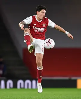Arsenal's Hector Bellerin at Empty Emirates Stadium: Arsenal vs Leicester City, Premier League 2020-21