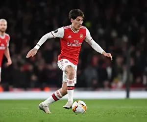 Arsenal's Hector Bellerin in Europa League Action vs Olympiacos at Emirates Stadium