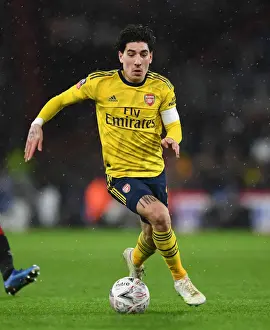 Arsenal's Hector Bellerin in FA Cup Action Against AFC Bournemouth